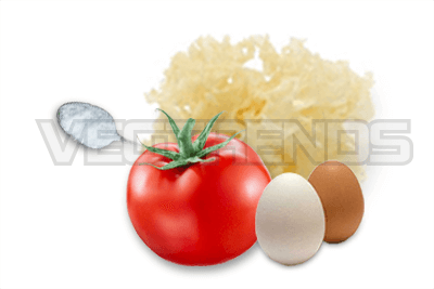 番茄銀耳蛋花湯材料