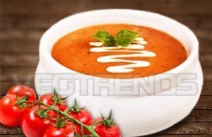 素西式番茄濃湯細緻酸甜！溫潤綿密的西式番茄濃湯超開胃健脾～常吃番茄料理，可防癌、減肥、養顏美容喔